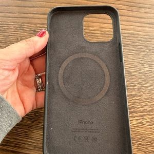 Black iPhone 12 Pro Max case in black